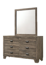 Millie Brown Gray Nightstand