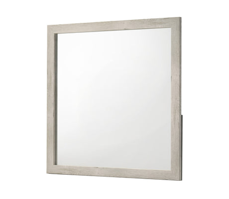 Millie Light Gray Panel Bedroom Set mirror by Crownmark | Ella Furniture
