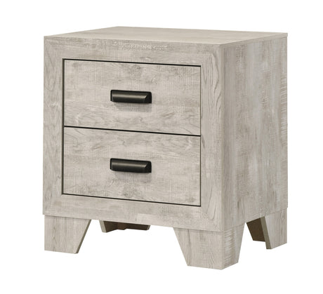 Millie Light Gray Panel Bedroom Set nightstand by Crownmark | Ella Furniture