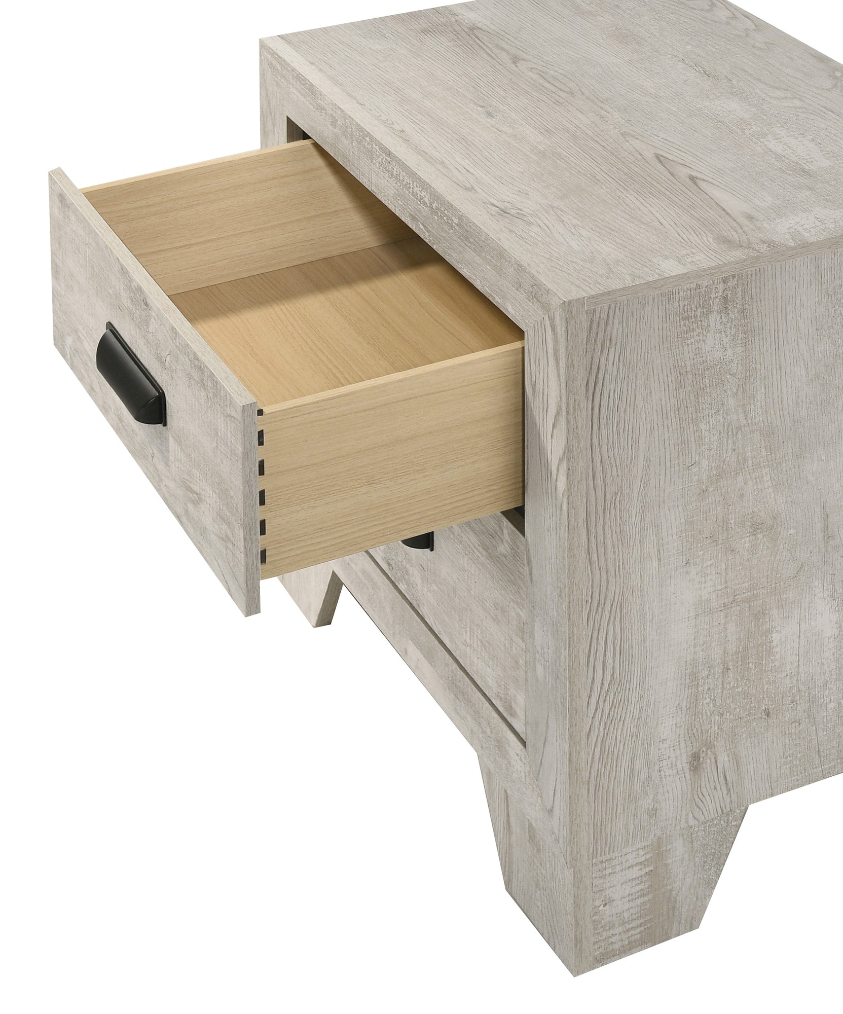 Millie Light Gray Night Stand nightstand by Crownmark | Ella Furniture