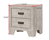 Millie Light Gray Night Stand nightstand by Crownmark | Ella Furniture