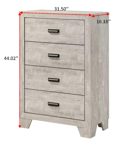 Millie Light Gray Chest chest by Crownmark | Ella Furniture