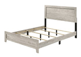 Millie Light Gray Panel Queen Bed queen bed by Crownmark | Ella Furniture