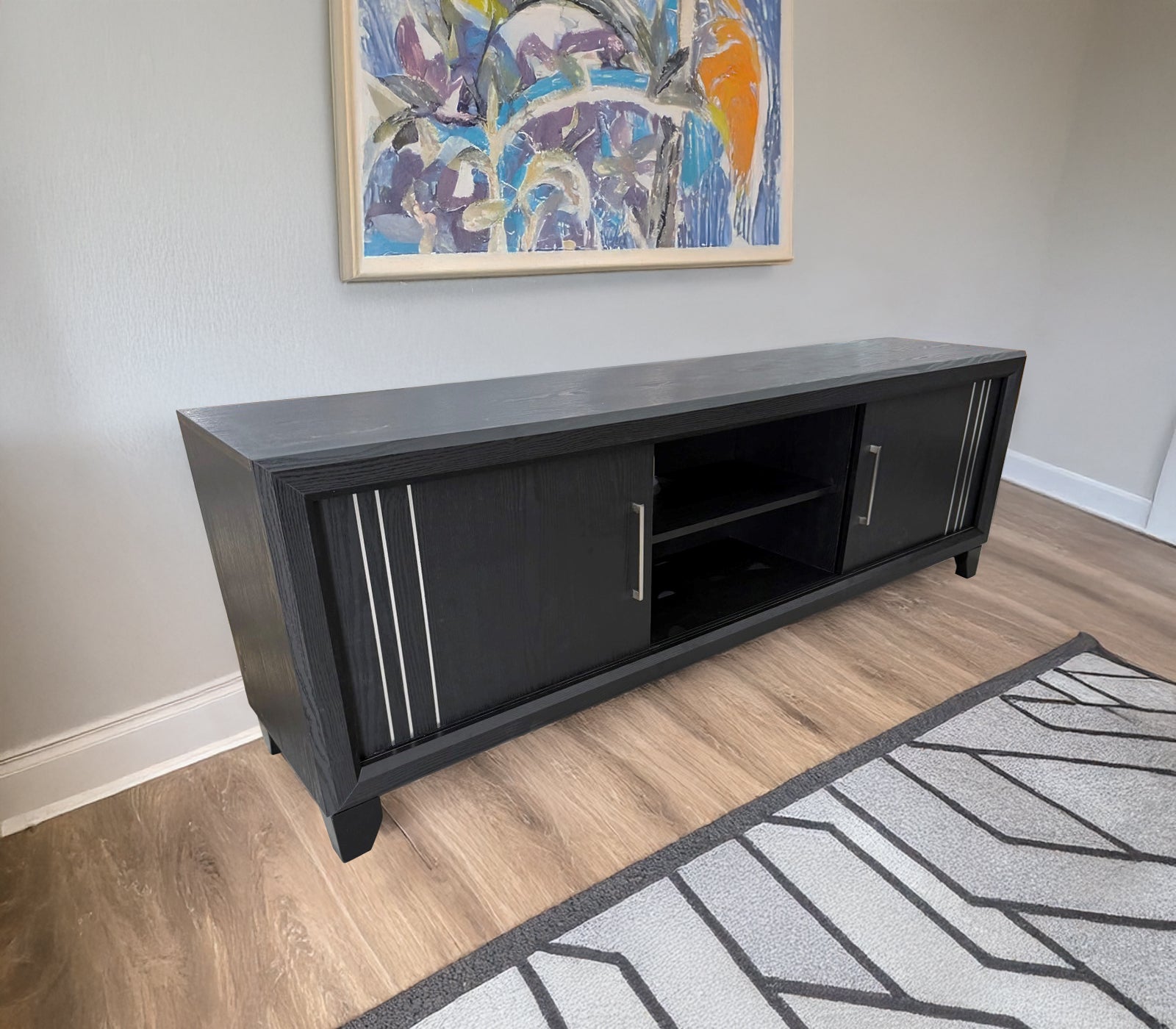 Charlie Charcoal Nightstand