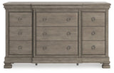 Lexorne Gray Dresser - Ella Furniture