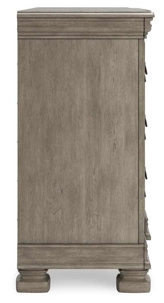 Lexorne Gray Dresser - Ella Furniture