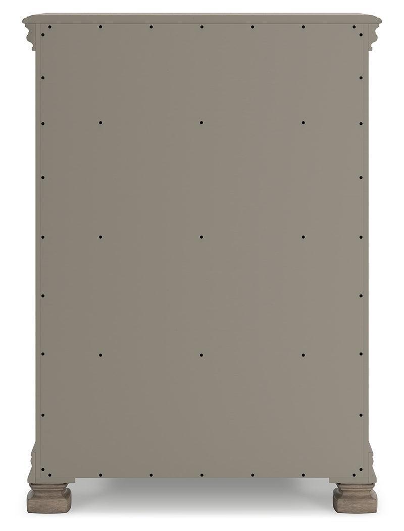 Lexorne Gray Chest Of Drawers - Ella Furniture