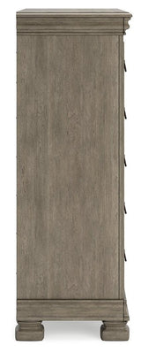 Lexorne Gray Chest Of Drawers - Ella Furniture