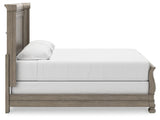 Lexorne Gray King Sleigh Bed