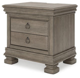 Lexorne Gray Nightstand - Ella Furniture