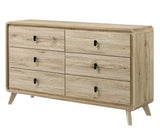 Dawson Light Brown Panel King Bed