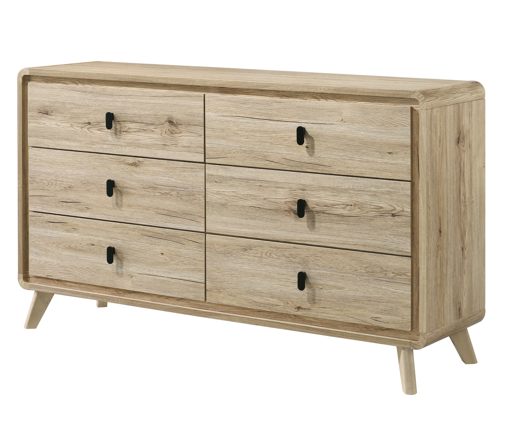 Dawson Light Brown Panel King Bed
