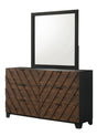 Zane Brown Dresser and Mirror from Ella Furniture