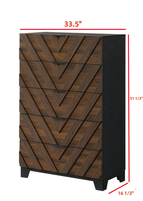 Zane Gray Upholstered Panel Bedroom Set view 15
