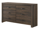 Noreen Brown Gray Upholstered LED Panel Bedroom Set view 9