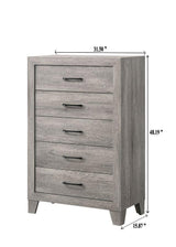Hopkins Dresser Drift Wood, Sleek Modern Wood, 6 Spacious Drawers - Ella Furniture