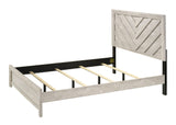 Valor Beige Finish Modern Wood And MDF And Plywood Panel Storage Bedroom Set - Ella Furniture