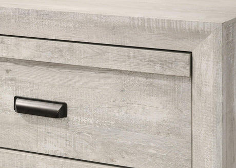 Valor Beige Finish Modern Wood And MDF And Plywood Panel Storage Bedroom Set - Ella Furniture
