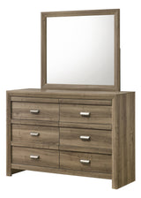 Valor Light Brown Panel Bedroom Set