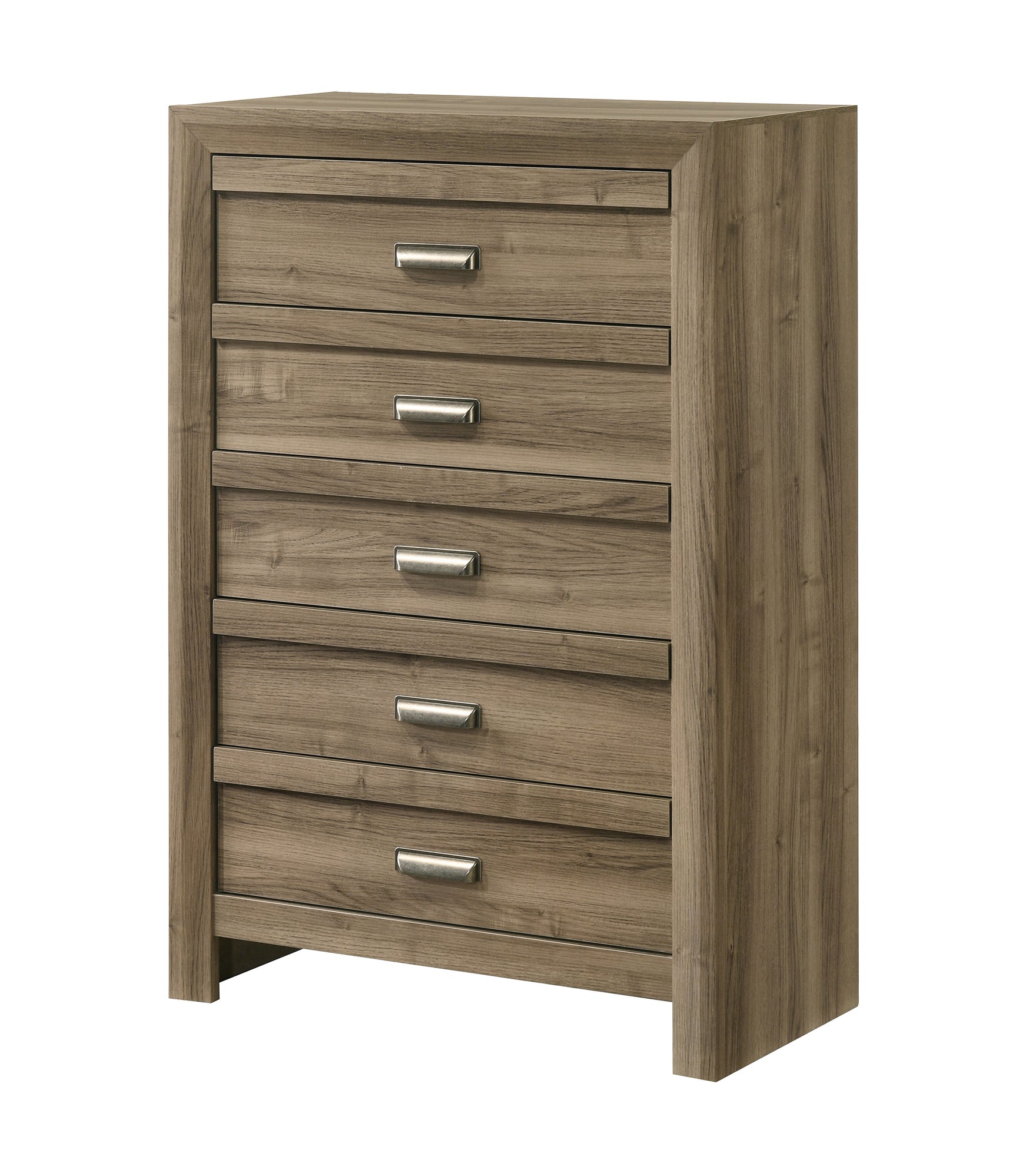 Valor Light Brown Panel Bedroom Set