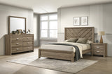 Valor Light Brown Panel Queen Bed