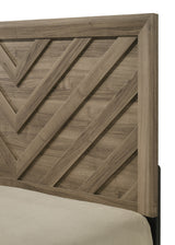 Valor Light Brown Panel King Bed