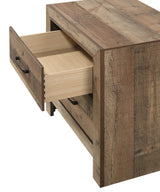 Elmer Natural Nightstand with Contemporary Style view 2