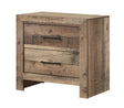 Elmer Natural Nightstand with Contemporary Style from Ella Furniture