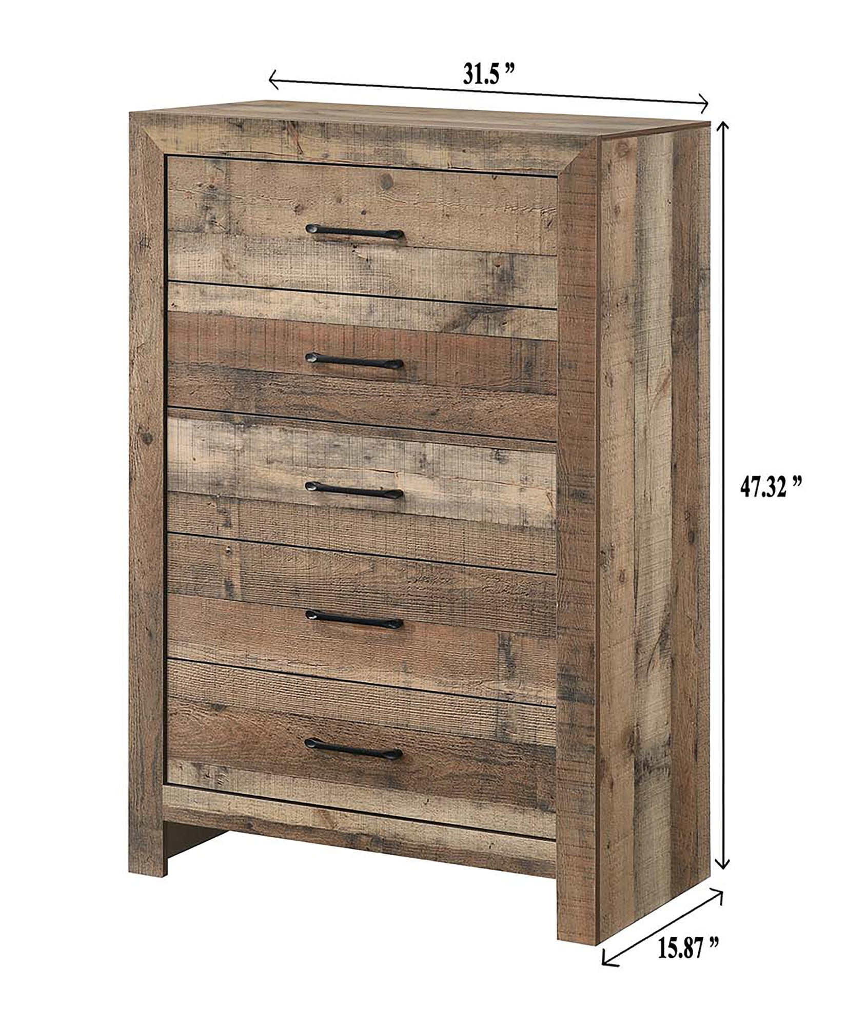 Elmer Natural Panel Bedroom Set view 16