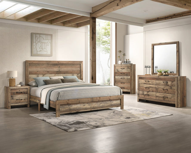 Elmer Natural Panel Bedroom Set from Ella Furniture