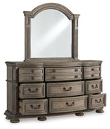 Ardenfield Light Brown Dresser and Mirror