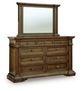 Frantanna Brown Dresser and Mirror