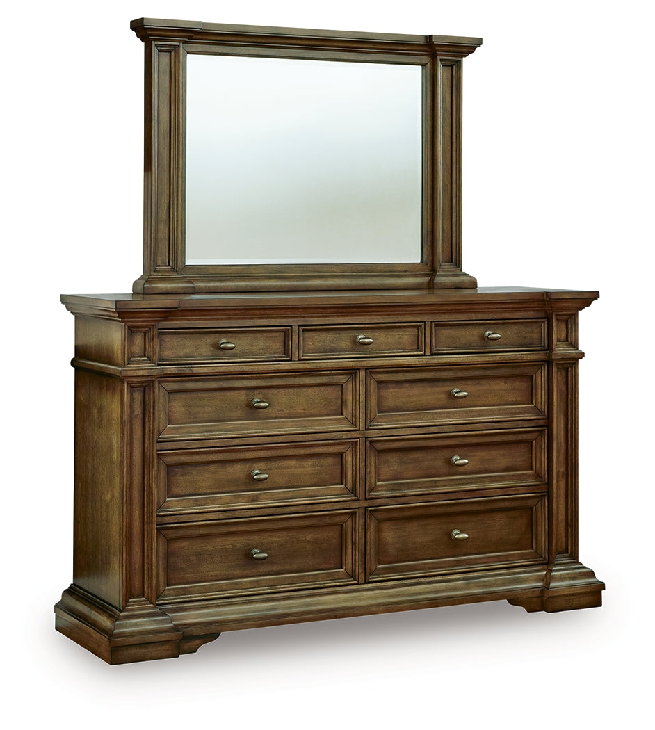 Frantanna Brown Dresser and Mirror