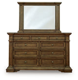 Frantanna Brown Dresser and Mirror