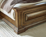 Frantanna Brown King Panel Bed