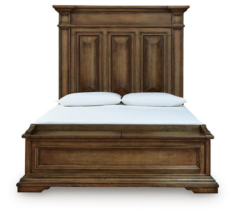 Frantanna Brown Queen Panel Storage Bed view 2