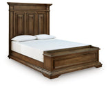 Frantanna Brown Queen Panel Storage Bed from Ella Furniture