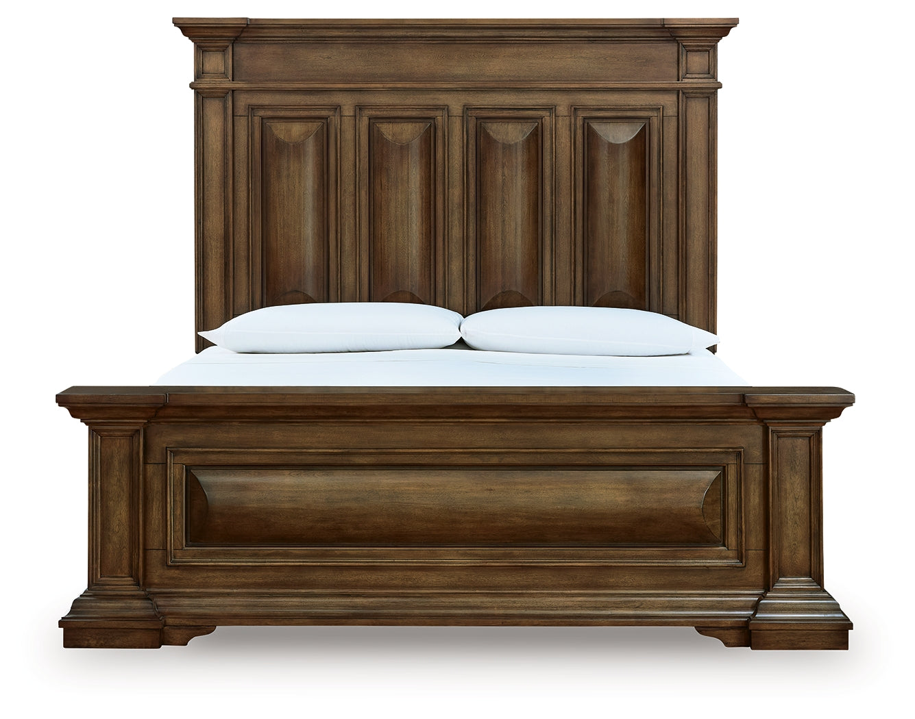 Frantanna Brown King Panel Bed