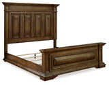 Frantanna Brown King Panel Bed
