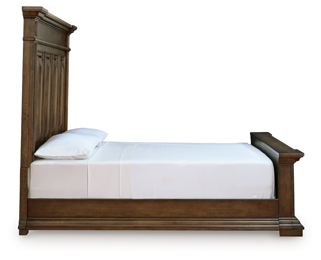 Frantanna Brown King Panel Bed
