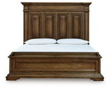 Frantanna Brown King Panel Storage Bed