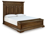Frantanna Brown King Panel Storage Bed