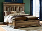 Frantanna Brown King Panel Storage Bed