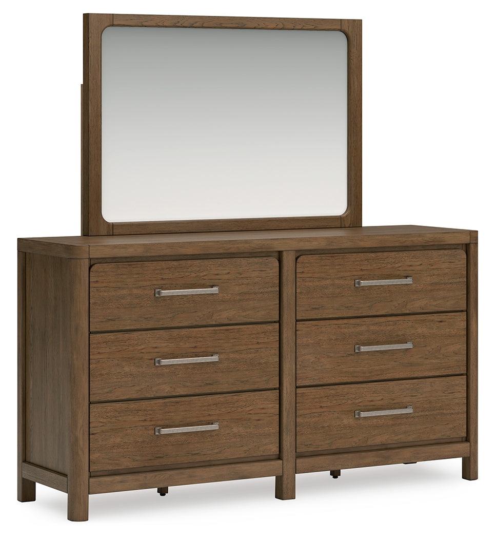 Cabalynn Light Brown Dresser And Mirror