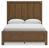 Cabalynn Light Brown Queen Panel Bed With Storage