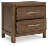 Cabalynn Light Brown Panel Bedroom Set angled view