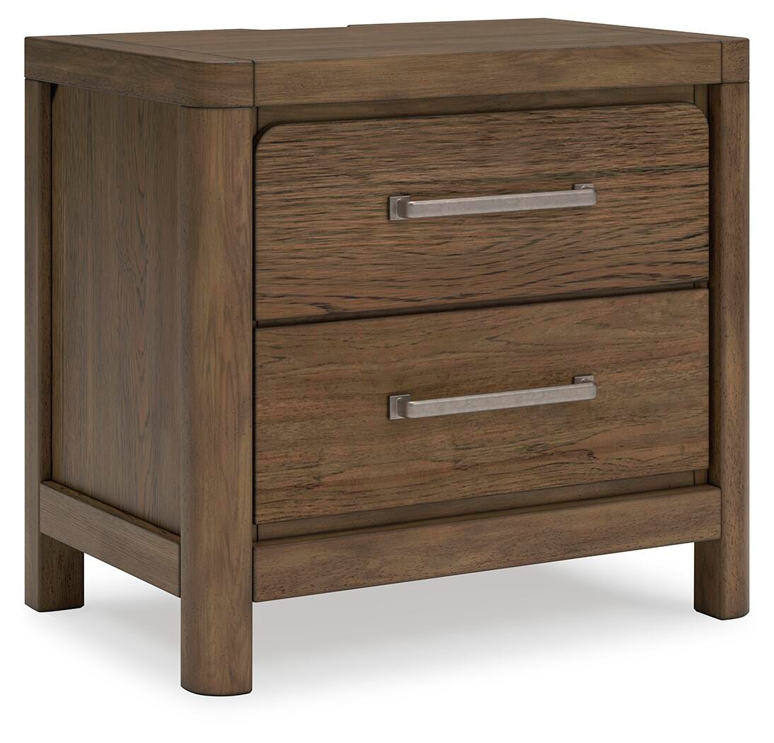 Cabalynn Light Brown Panel Bedroom Set angled view