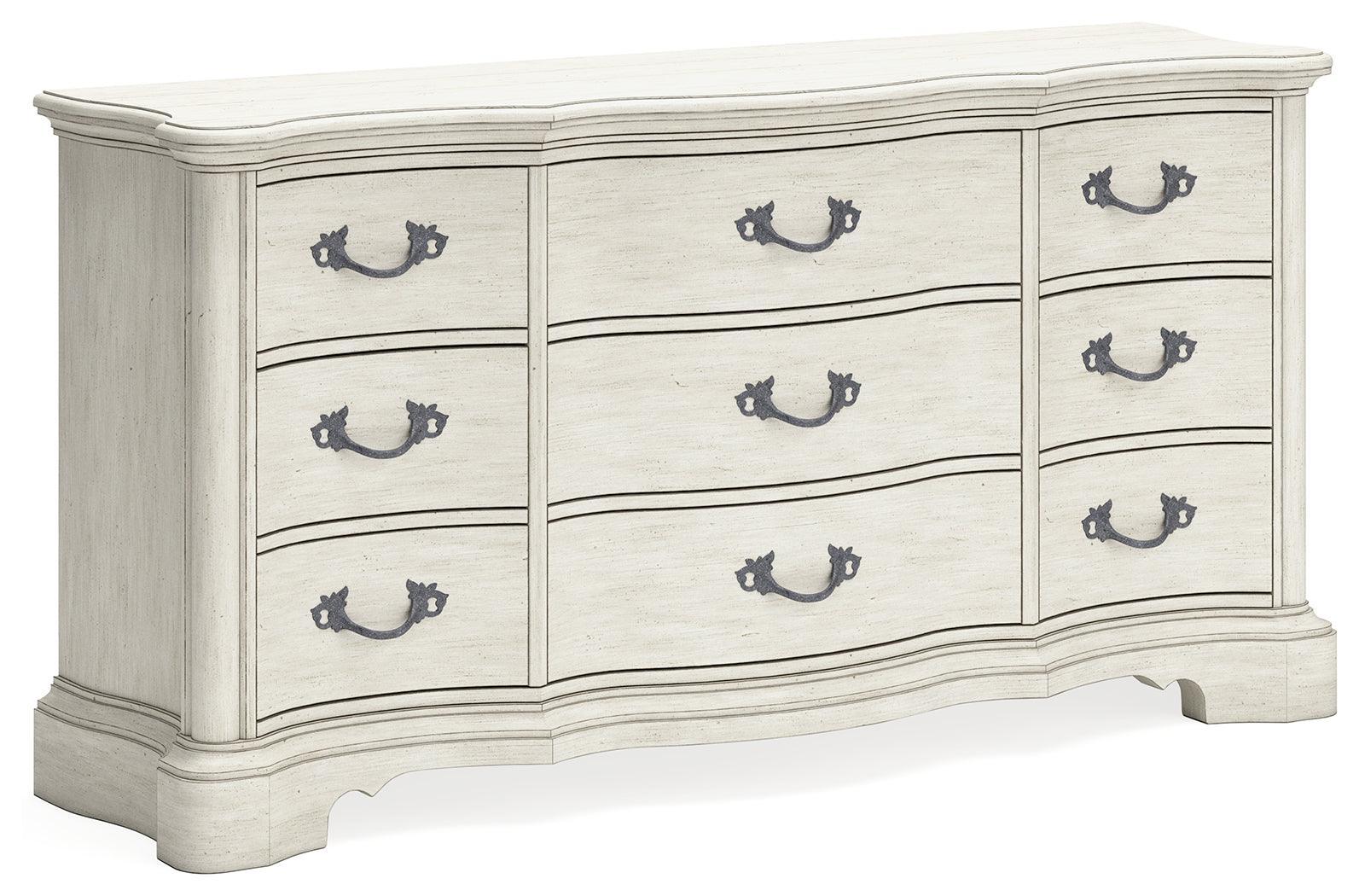 Arlendyne Antique White Dresser - Ella Furniture