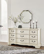 Arlendyne Antique White Dresser - Ella Furniture