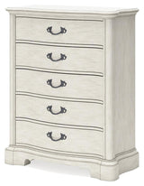 Arlendyne Antique White Chest Of Drawers - Ella Furniture